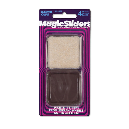 MAGIC SLIDERS CASTR CUP SQ 1-3/4"" 4PK 30827